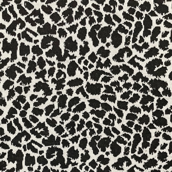 ABS Denim Collection black and white leopard top size S very comfy dressy look - Picture 3 of 6